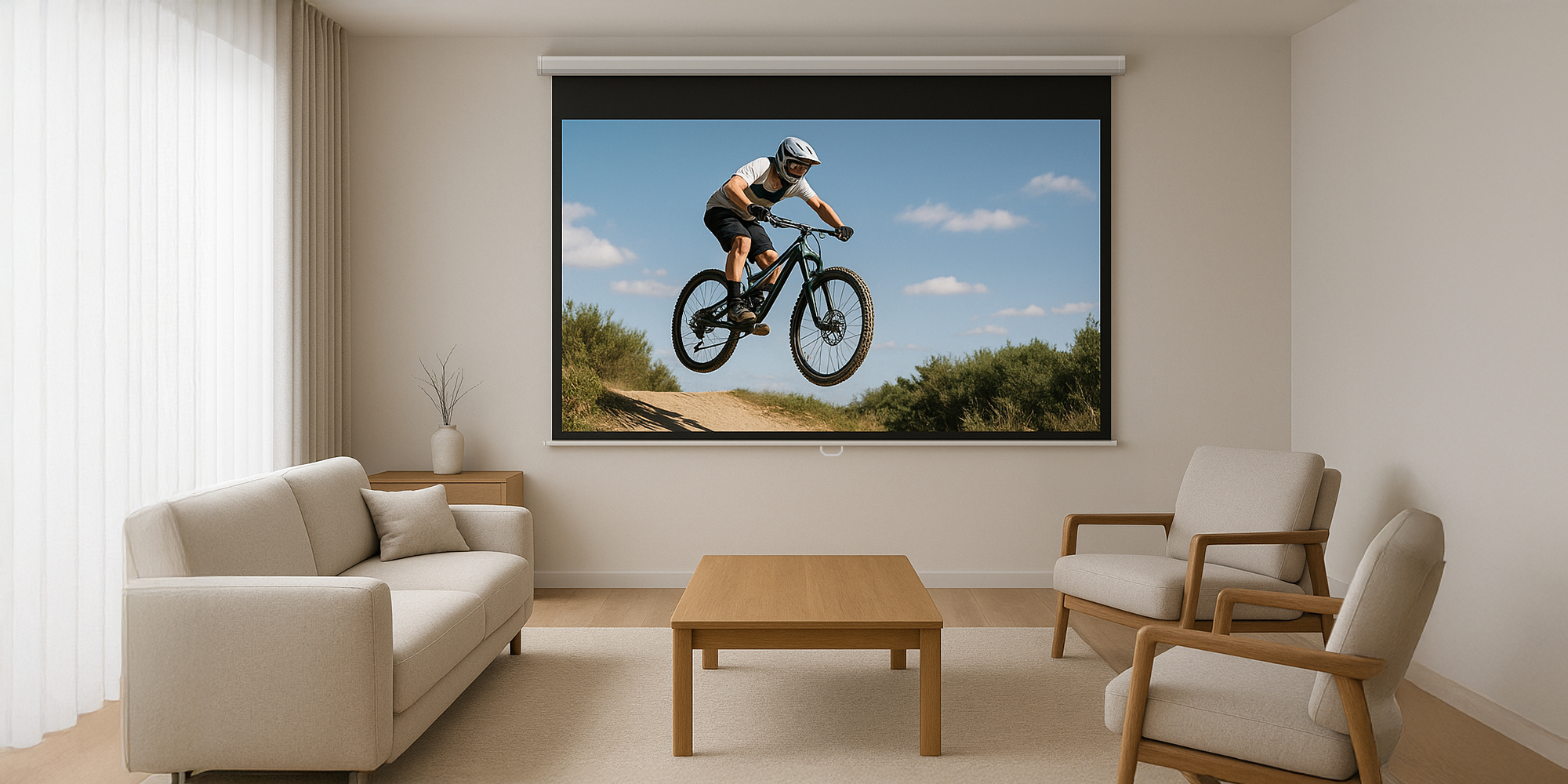 Ekran projekcyjny ścienny Camrock Matte W 80